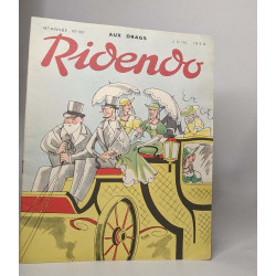 Lot de 9 numéros de "Le ridendo": 176-177-178-179-180-181-182-184-185