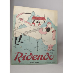 Lot de 9 numéros de "Le ridendo": 176-177-178-179-180-181-182-184-185