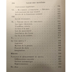 La conscience psychologique - Cours fait au Siège de la Société...