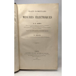 Traité élémentaire des mesures électriques