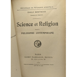 Science et Religion dans la philosophie contemporaine -...