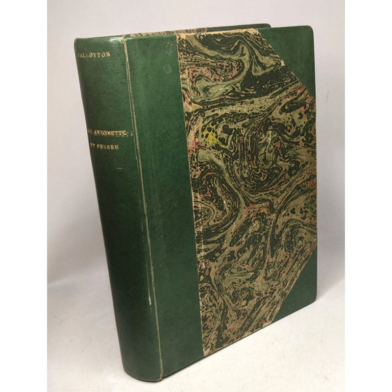 Marie-Antoinette et Fersen - 7 illustrations hors texte