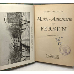 Marie-Antoinette et Fersen - 7 illustrations hors texte