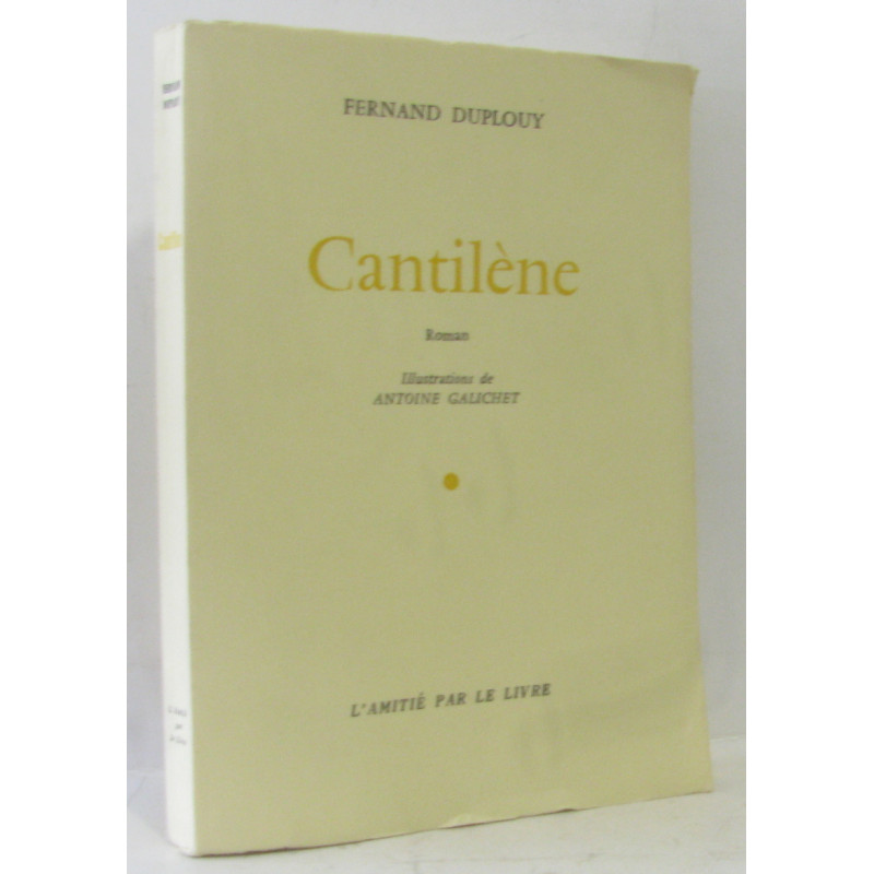 Cantilène (ill. Antoine Galichet)