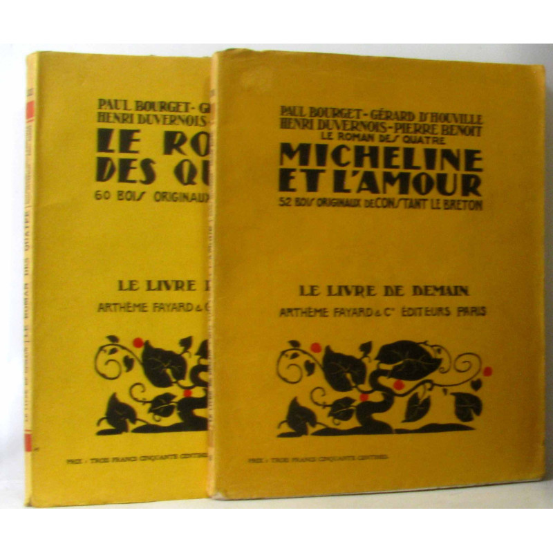 Le roman des quatres + Micheline et l'amour - bois originaux de...
