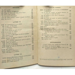 Principaux chapitres et extraits des essais - publiés avec des...