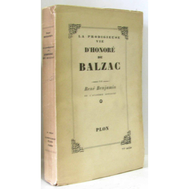 La prodigieuse vie d'Honoré de Balzac (non coupé)
