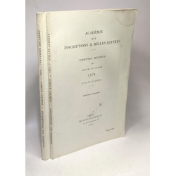 Académie des inscriptions et belles-lettres - Compte rendus des...