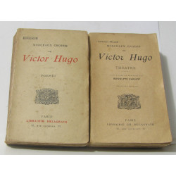 Poésie - théatre (Morceaux choisis de ... lot de 2 livres)
