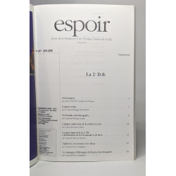 Espoir - revue de la fondation et de l'institut charles de gaulle...