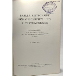 Basler zeitschrift für geschichte und altertumskunde -...