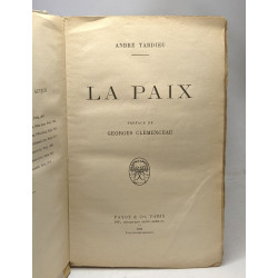 La Paix - Préface de Georges Clémenceau