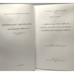 L'arpentage par espèces dans l'Egypte ptolémaïque d'après les...