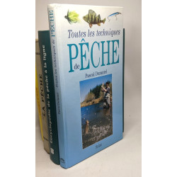 6 livres sur la pêche: La pêche (larousse) + La pêche (Nadaud) +...