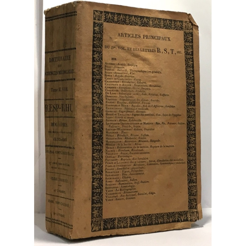 Dictionaire des sciences médicales par une société de médecins et...