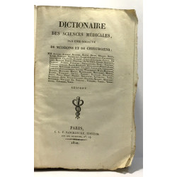 Dictionaire des sciences médicales par une société de médecins et...