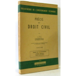 Précis de droit civil - classe de 3e économique