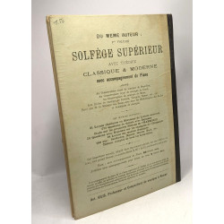 Solfège théroque et pratique - premier volume - contenant 85...