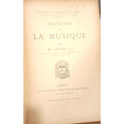 Histoire de la musique - nouvelle édition