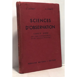 Sciences d'observation - classe de sixième des cours...