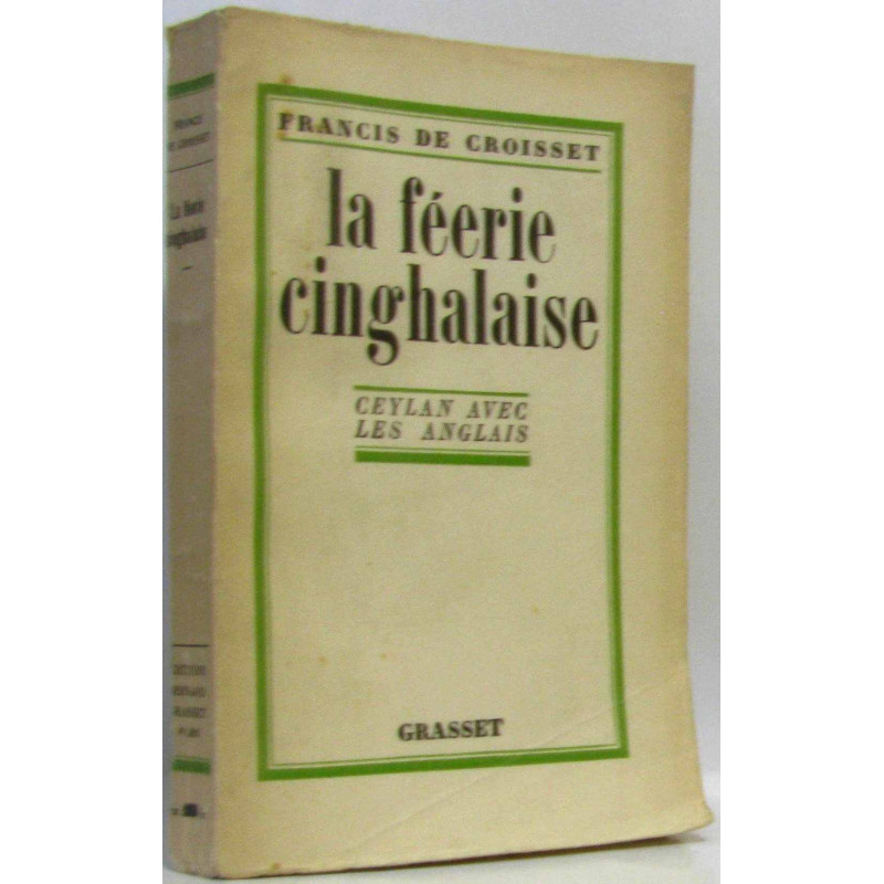 La féerie cinghalaise - ceylan avec les anglais