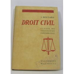 Droit civil classe de troisième technique commerciale