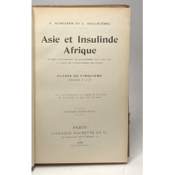 Asie et Insulinde Afrique - classe de cinquième ( divisions A et B...