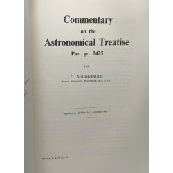 Commentary on the astronomical treatise par. gr. 2425 / mémoires...