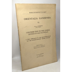 Orientalia gandensia VI - contribution to the verbal system in old...