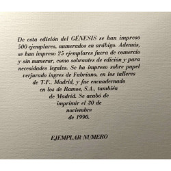 LIBROS DE LA BIBLIA. GÉNESIS. Antigua versión de Casiodoro de...