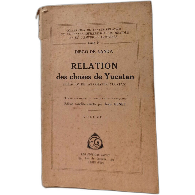RELATION des choses de Yucatan