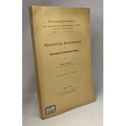 Sprachliche forschungen zur chronologie der Platonischen dialoge...