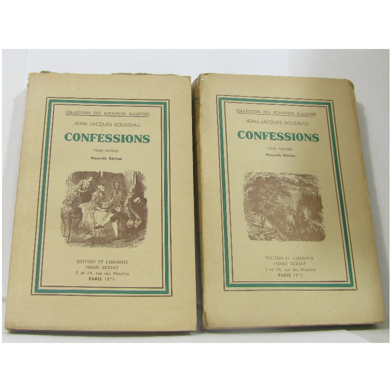 Confessions tome premier et second