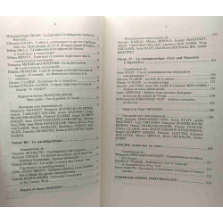 Cahiers de l'institut de linguistique de Louvain - actes - XIVe...