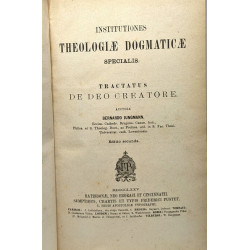 Institutiones theologiae dogmaticae specialis - tractus de deo...