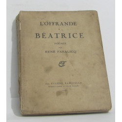 L'offrande à béatrice