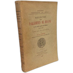 Registre des parlements de Beaune et de Saint-Laurent-lès-Chalon...