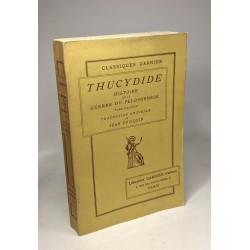 Histoire de la guerre du Péloponnèse - TOME PREMIER - traduction...