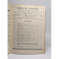 Lot de 3 revues Miroir de l'histoire: numéro 93 - septembre 57 /...