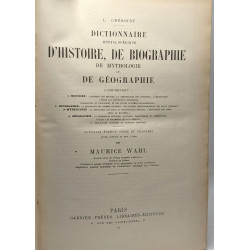 Dictionnaire encyclopédique d'histoire de biographie de mythologie...