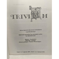 Trivium - revue répertoire des travaux universitaires à portée...