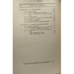 Le travail - traduit de l'allemand par Etienne Borne et Pierre...