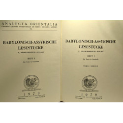 Babylonisch-Assyrische lesestücke - 2. Neubearbeitete auflage -...