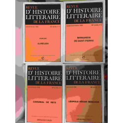 31 numéros de la Revue d'histoire littéraire de la France entre...