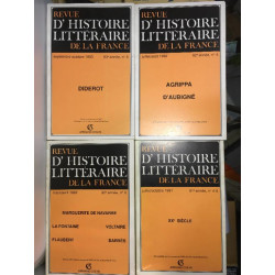 31 numéros de la Revue d'histoire littéraire de la France entre...