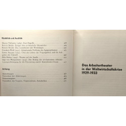 Deutschese Arveitertheater 1918-1933 - BAND 1 + BAND 2