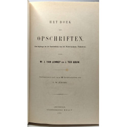 Het Boek der opschriften