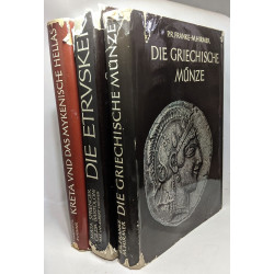 Die griechische münze (1964) + Die Etyrusker kunst und geschichte...