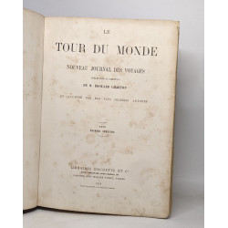 Lot de 2 "Le tour du monde nouveau journal des voyages": premier...