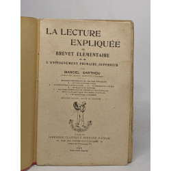 La lecture expliquée du brevet élémentaire et des écoles primaires...